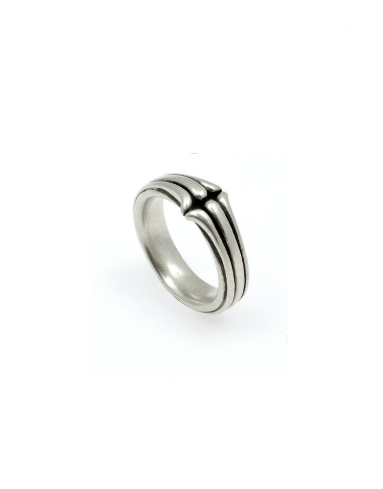 TRIPPLE TOUCH Ring silber